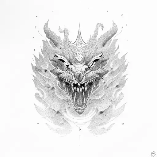 Griffin tattoo design idea