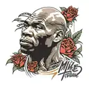 Mike Tyson, Eliud Kipchoge, Michael Jordan tattoo design idea