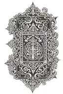 Russian orthodox bible tattoo design idea