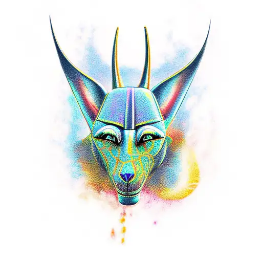 Anubis tattoo design idea