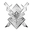 chevron tattoo design idea