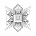 chevron tattoo design idea