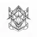 chevron tattoo design idea