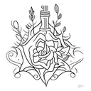 trading tattoo design idea