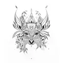 otomi indigenous  tattoo design idea