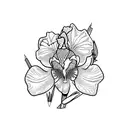 iris  tattoo design idea