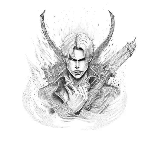 devil may cry tattoo design idea