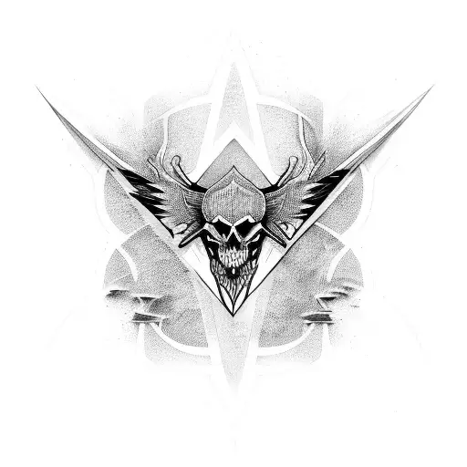 arrowhead tattoo design idea