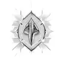 arrowhead tattoo design idea