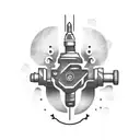 Mechanic tools tattoo design idea