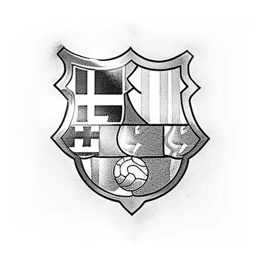 Fc barcelona tattoo design idea