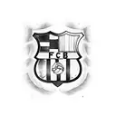Fc barcelona tattoo design idea
