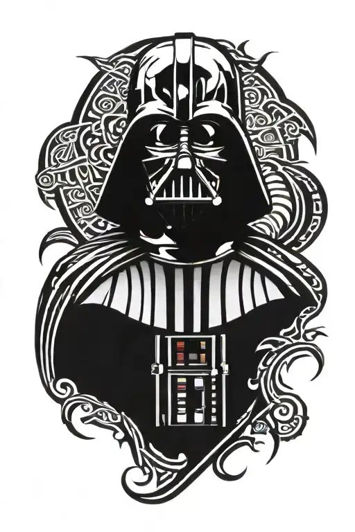 Darth Vader tattoo design idea