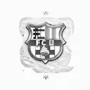 FC Barcelona tattoo design idea