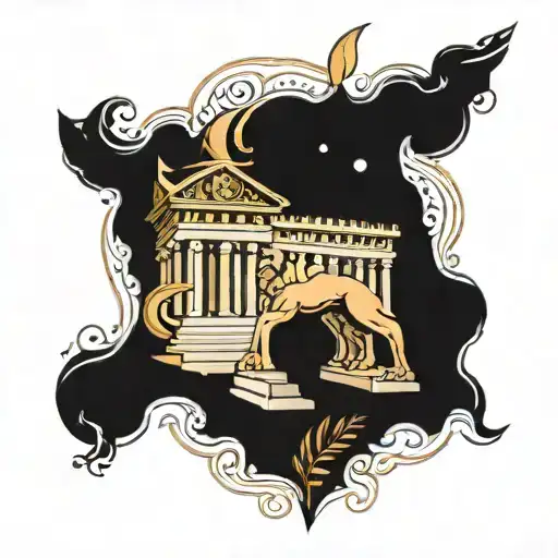 Parthenon  tattoo design idea