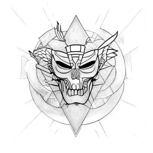 fallen icarus tattoo design idea