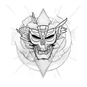 fallen icarus tattoo design idea