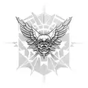 fallen icarus tattoo design idea