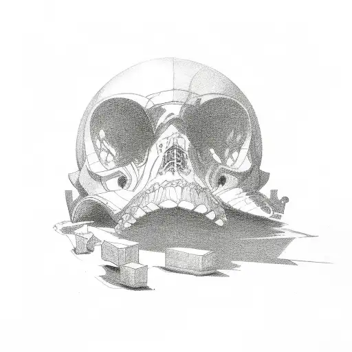 the die is cast tattoo design idea