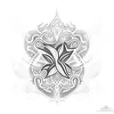 A dotwork tattoo of a Formula 1 car adorned with intricate floral patterns, symbolizing the intersection of speed and nature tattoo design idea