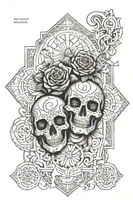 siblings keeper tattoo design idea