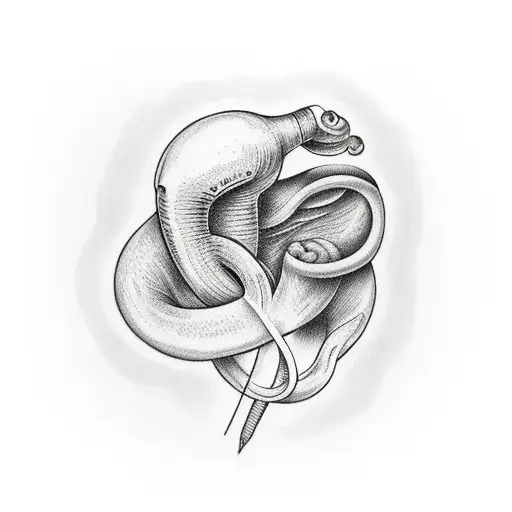 uterus tattoo design idea