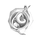 dower uterus tattoo design idea