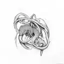 dower uterus tattoo design idea