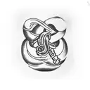 uterus tattoo design idea