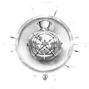 champions league trophy tattoo design idea