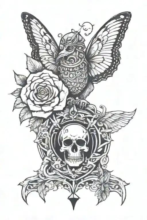 All comforts can be found in your refuge, you are the protector, why should I be afraid? tattoo design idea