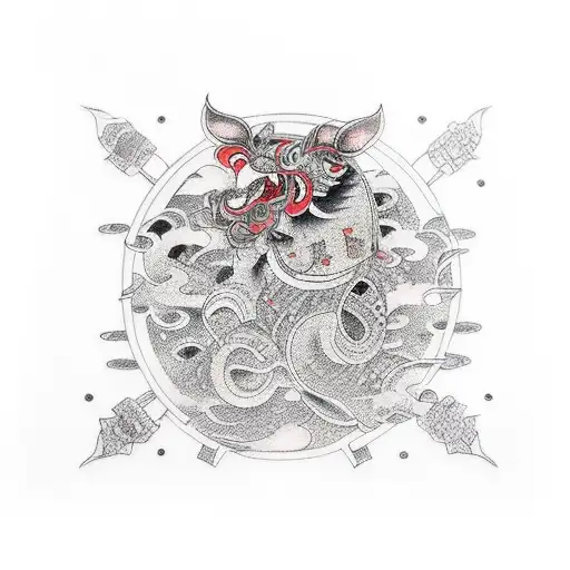 car  tattoo design idea