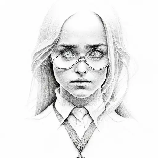 the word "Always" in Harry Potter style  tattoo design idea