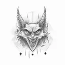 the word "Always" in Harry Potter style  tattoo design idea