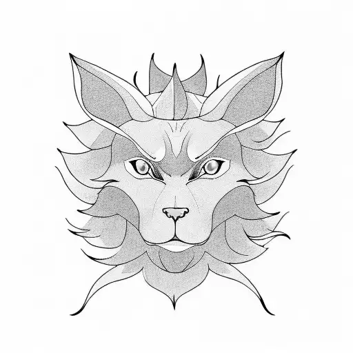 kurama tattoo design idea