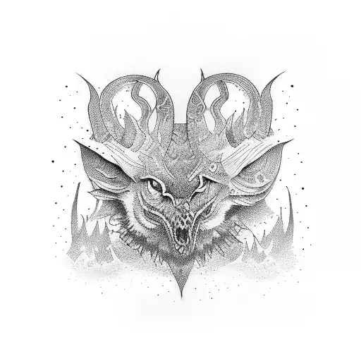 Wallpaper tattoo design idea