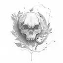 Wallpaper tattoo design idea