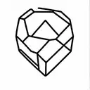 Matrix code inside a cave tattoo design idea