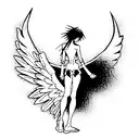 Evangelion angel Leliel tattoo design idea