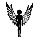 Evangelion angel Leliel tattoo design idea
