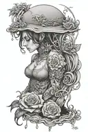 suicidal thoughts, anxiety, feeling alone tattoo design idea