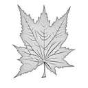 maple leaf polynesian tribal tattoo design idea
