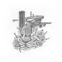 shotgun tattoo design idea