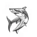 Shark Celtic  tattoo design idea