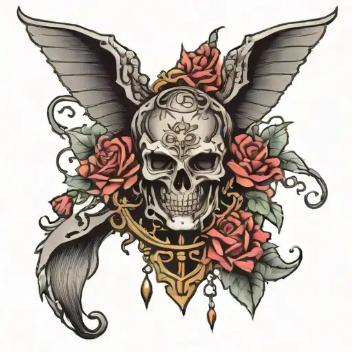 traps tattoo design idea