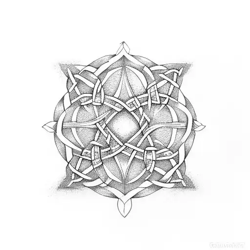 Celtic Trinity Knot tattoo design idea