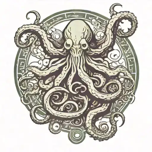 cthulhu tattoo design idea