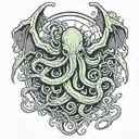 cthulhu tattoo design idea