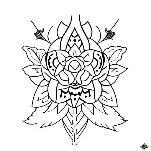 Create a tattoo symbolizing breaking generational trauma through resilience and growth  tattoo design idea