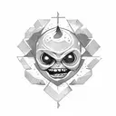 binding of isaac tattoo design idea